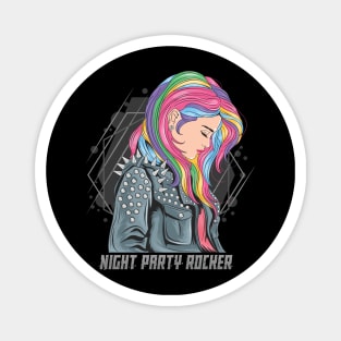 Night Party Rocker Magnet